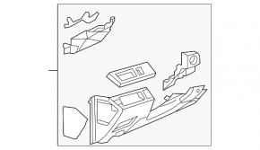 Mazda3 MPS 09-12 dashboard trim panel