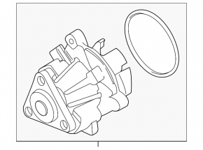 Water pump Ford Escape MK3 17-19 2.0T