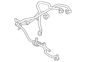 Lincoln MKC 15 Fuel Tank Vent Valve - with Tubes