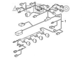 VW Passat B8 16-19 USA engine wiring