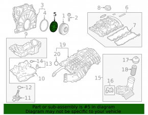 BMW X3 G01 18-21 Crankshaft Position Sensor Signal Disc