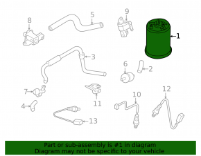 Carbon Canister Absorber Assembled Nissan Versa Note 13-19
