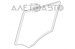 Rear right door glass for Mercedes W164 ML