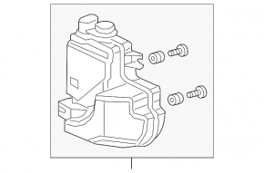 Air resonator Honda CRV 12-14 2.4