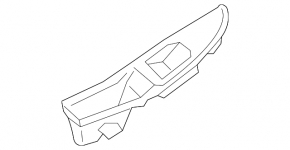 Rear left window lift control trim Chevrolet Volt 16-