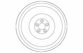 Spare tire for space saver Subaru Forester 14-18 SJ R17, full size
