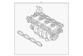 Intake manifold Kia Optima 16-20 2.4