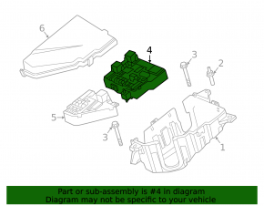 Underhood fuse box Volvo XC90 16-17