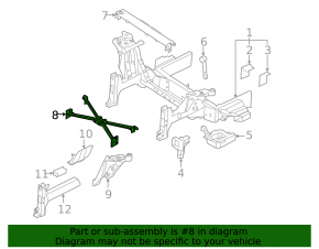 BMW i3 14-20 Front Side Member Strut