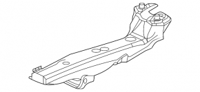 Front subframe reinforcement right Honda Civic XI FE/FL 22-