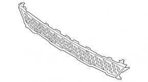 BMW X7 G07 19-22 front bumper lower grille without radar, M-Sport
