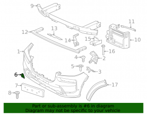 BMW X7 G07 23-26 Front Bumper Tow Hook Cap