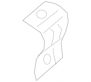 Left wing bracket VW Tiguan 18-24 rear