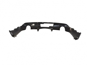 Rear bumper lip Dodge Durango 14- structure, for towbar, for 2 exhausts