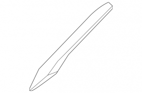 Nissan Pathfinder 13-20 front pillar trim, left, gray