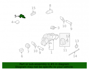 Interior Air Temperature Sensor Porsche Panamera 10-16