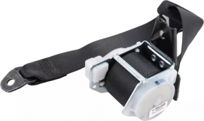 Seat belt rear left Nissan Versa 12-19 usa black