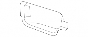 Right trunk light for Mercedes GLC 16-22, light gray