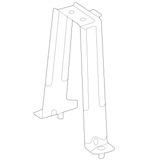 Rear underbody protection bracket Mercedes W167 GLE 350 20-26
