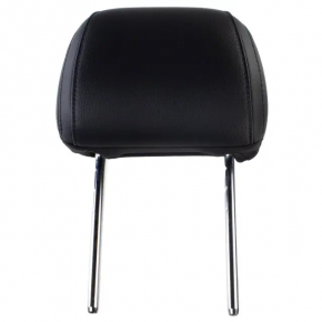 Front headrest left Ford Explorer 11-19 leather black, dented
