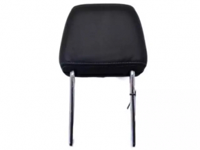 Front headrest left Ford Explorer 11-19 leather black, dented