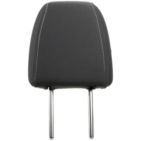 Rear left headrest for Ford Escape MK3 2017-2019, black fabric, gray stitching