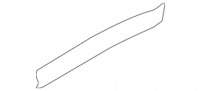 Door trim lower rear left Jaguar F-Pace X761 17- structure