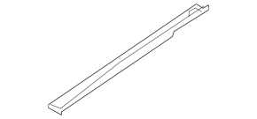 Wing seal hood-wing right Mazda CX-9 16-23
