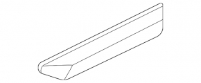 Front left door molding Volkswagen ID.4 21-22 scratch