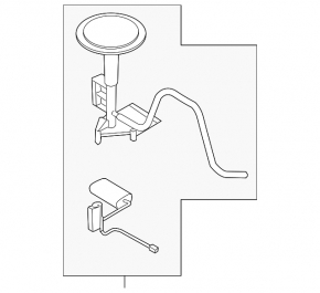 Fuel level sensor float Nissan Murano z52 15-24