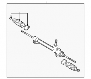 Toyota Camry V50 12-14 USA steering rack without rods