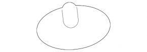 Toyota Highlander 20- Hood Insulation Clip