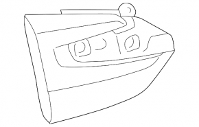 Inner light trunk lid left Subaru Forester 19- SK