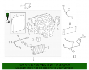 Toyota Prius 50 16-20 heater air conditioner valve