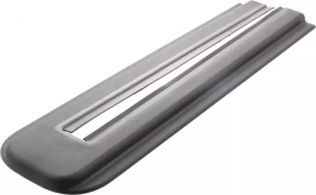 Seat runner trim 2nd row right Infiniti JX35 QX60 13- front left, black, scratches