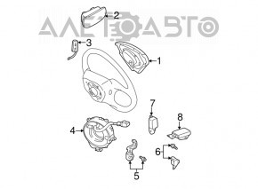 Front left airbag sensor for Lexus RX300 98-03