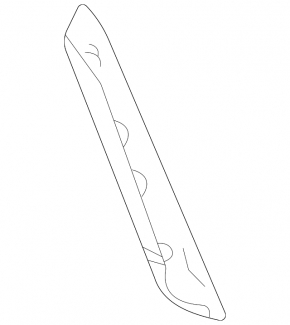 Left inner trunk lid light trim Audi A3 22-26