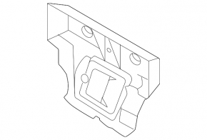 Porsche Cayenne 19-23 front view camera bracket in the grille