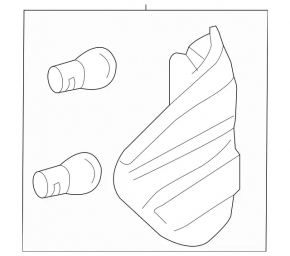 Left outer wing light for Mercedes R-class W251 06-13