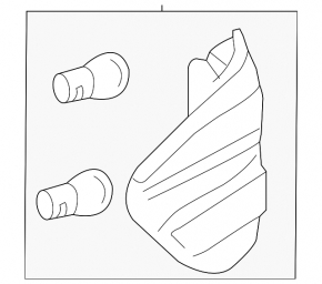 Left outer wing light for Mercedes R-class W251 06-13