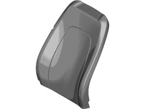 Driver's seat Lincoln MKZ 13-16 without airbag, heated, leather gray