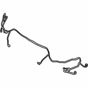 Rear bumper wiring for parking sensors Ford Focus mk3 15-18 rest 5d without keyless