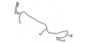 Rear bumper wiring for parking sensors Ford Focus mk3 15-18 rest 5d without keyless