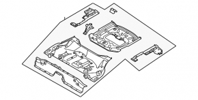 Trunk trough assembly Ford Bronco Sport 21-25