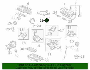 Acura MDX 14-20 Front Camshaft Gear