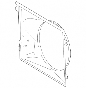 Diffuser radiator shroud bare Lexus GX470 03-09
