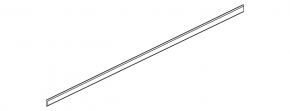 Lower front right center trim molding for Chevrolet Volt 11-15