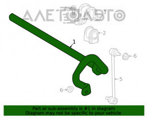 Front stabilizer bar for Toyota Highlander 20-25