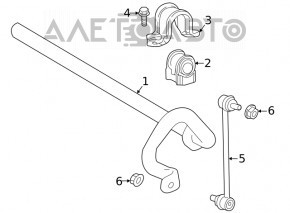 Front stabilizer bar for Toyota Highlander 20-25