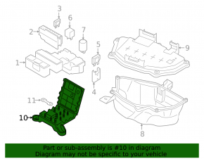 Distribution plate Audi A6 C7 12-18